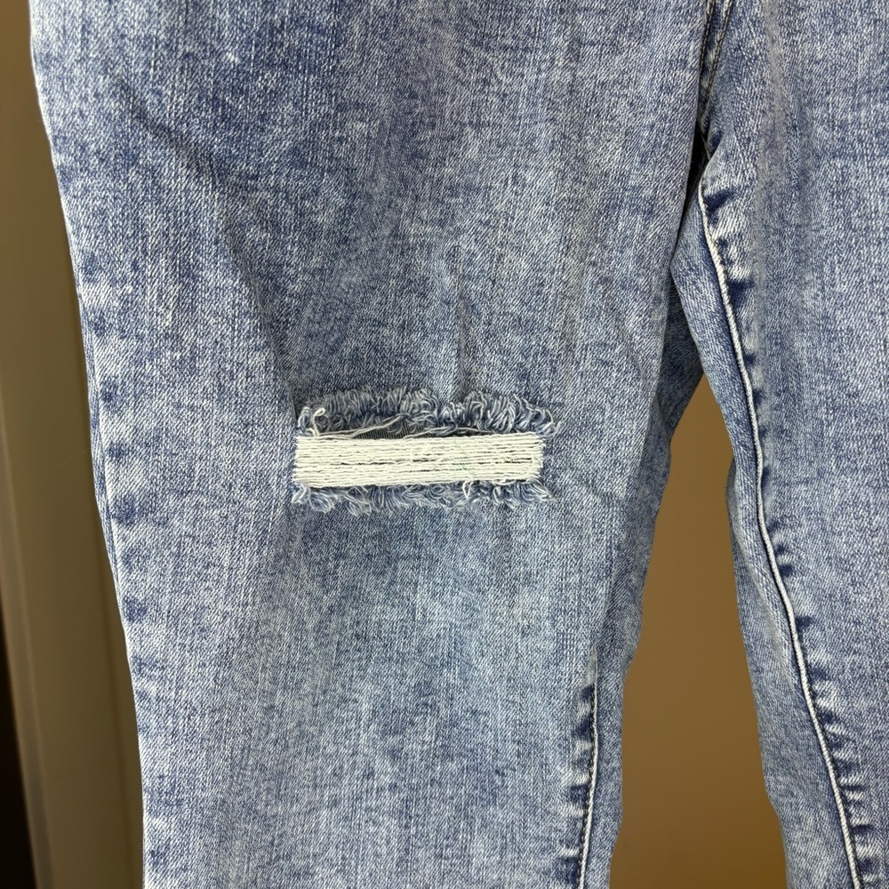 Judy Blue Distressed Raw Hem Skinny Fit Jeans Size 14W - Picture 6 of 12